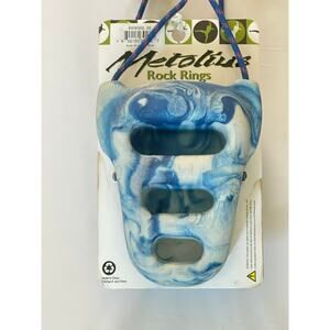 Metolius Climbing Rock Rings Training Hand Holds 3D rock rings rock002 Blue
